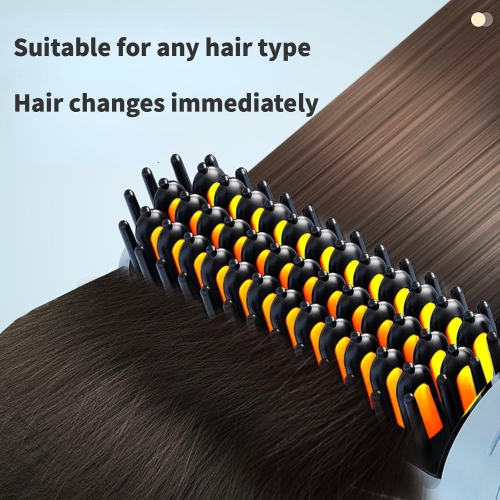 Salon Grade Cordless Curling Iron - Long Use, 4 Heat Levels, Travel-Friendly Negative Ions Non-Destructive Straightening Brush