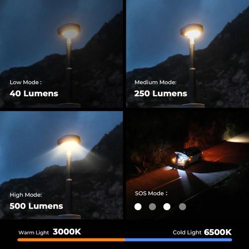 Evo Lantern - 2-in-1 Telescopic Lantern for Versatile Lighting