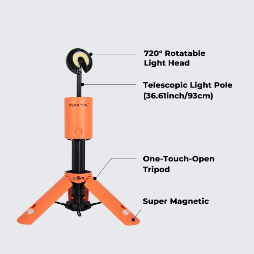 Evo Lantern - 2-in-1 Telescopic Lantern for Versatile Lighting
