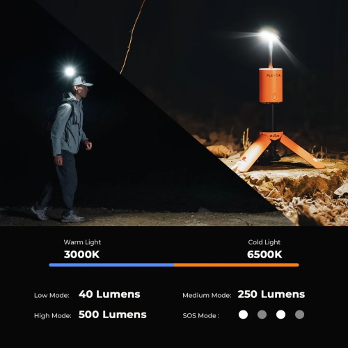 Evo Lantern - 2-in-1 Telescopic Lantern for Versatile Lighting