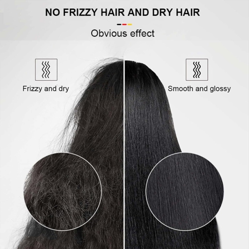 Fer plat rotatif – Fer à friser ionique à chauffage rapide pour des cheveux lisses sans frisottis