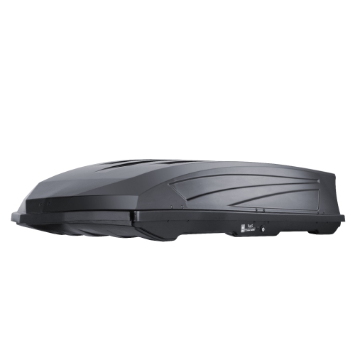 VEVOR 22 Cubic Feet Rooftop Cargo Carrier, Roof Cargo Box, ABS Hard Shell Roof Box, with Dual-Sided Opening and 2 Reinforced Straps, Aerodynamic,