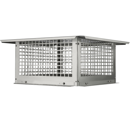 VEVOR 17 x 17 inch Chimney Cap, 304 Stainless Steel Fireplace Chimney Cover, Not Easily Toppled & Practical Accessories & Easy Installation, Fits