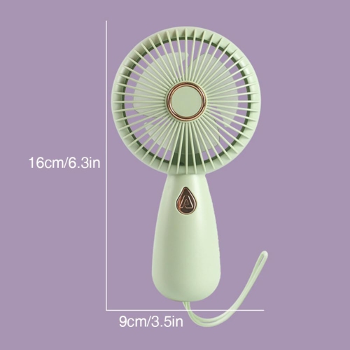 YOULIGHTS Simple Handheld Small Fan, USB charging with LED Portable Electric Fan, Light and Compact, Suitable for Carrying Around to Cool Down