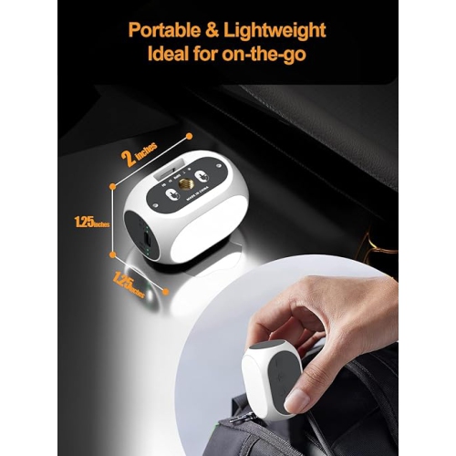 Magnetic Selfie Light with Phone Clip & Cold Shoe Mount - USB-C Rechargeable, 3 Light Modes, 10 Brightness Levels, Mini Magnetic Video Light for