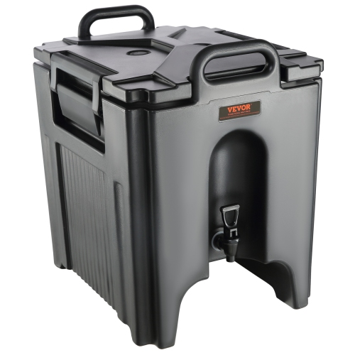 VEVOR 10 Gallon Insulated Beverage Dispenser, Food-grade LL9450UP Hot and Cold Beverage Server, Thermal Drink Dispenser Cooler with 1.18 in PU Layer
