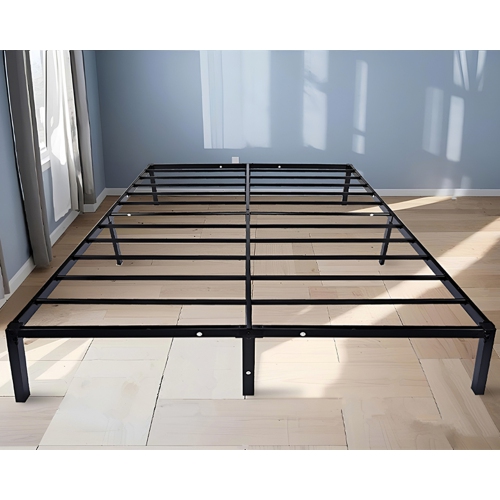 Metal Bed Frame, Heavy Duty Steel Slat Support Platform Bed Mattress Foundation, No Box Spring Needed and Noise Free