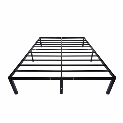 Metal Bed Frame, Heavy Duty Steel Slat Support Platform Bed Mattress Foundation, No Box Spring Needed and Noise Free
