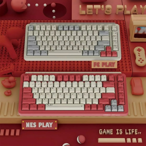 Mechanical keyboard three-touch 83-key z830 supports hot-swap gaming desktop computer-White