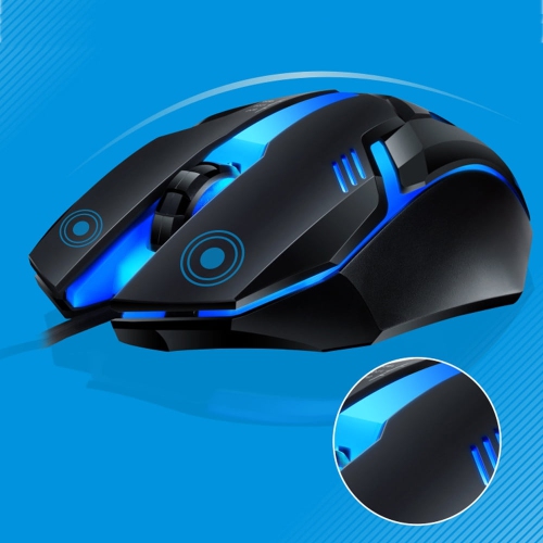 Wired Ergonomic Gaming Keyboard and Mouse, Multicolor Rainbow LED Backlight Mechanical Feel USB Wired Gaming Keyboard and Mouse Combo Black