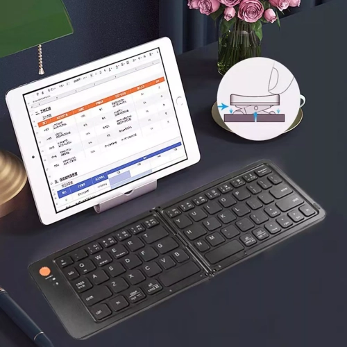 Wireless Folding Bluetooth Keyboard Laptop Phone Office Mini Portable Double Folding Keyboard