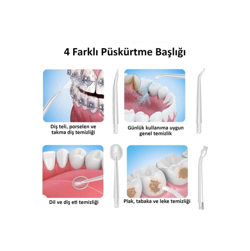 Long-Last Water Flosser - Large Tank, Food-Grade Materials, Perfect for Travel & Home