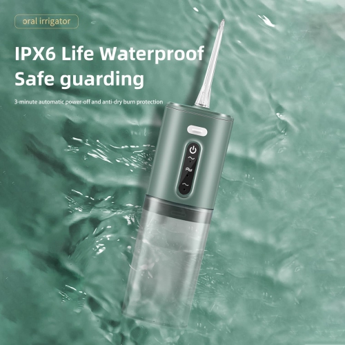 Cordless Teeth Water Flosser, Adult Portable Rechargeable Electric Water Flosser for Home or Travel Use, 3 Modes, 5 Nozzles, IPX7 Waterproof, Teeth