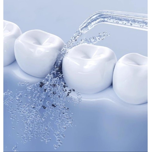 Portable waterproof electric water flosser household oral cleaning water flosser spray teeth cleaning(white)