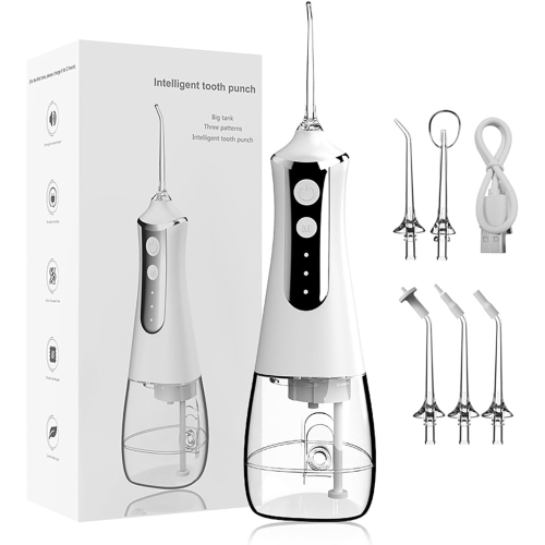 GREEN SCENIC  Premium Electric Water Flosser With 3 Modes, 300Ml Removable Water Tank And Long Battery - Dentist Recommended Oral Care
