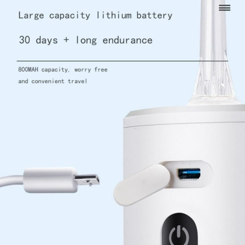 Oral irrigator, tooth cleaner, professional water flosser, oral IPX7 flosser, detachable water tank, suitable for family travel, oral care