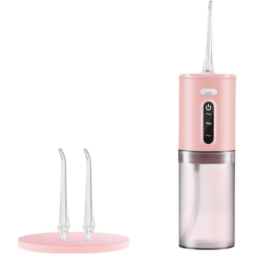 Image 1 of 2.. Cordless Teeth Water Flosser, Adult Portable Rechargeable Electric Water Flosser for Home or Travel Use, 3 Modes, Dual Nozzles, IPX7 Waterproof,