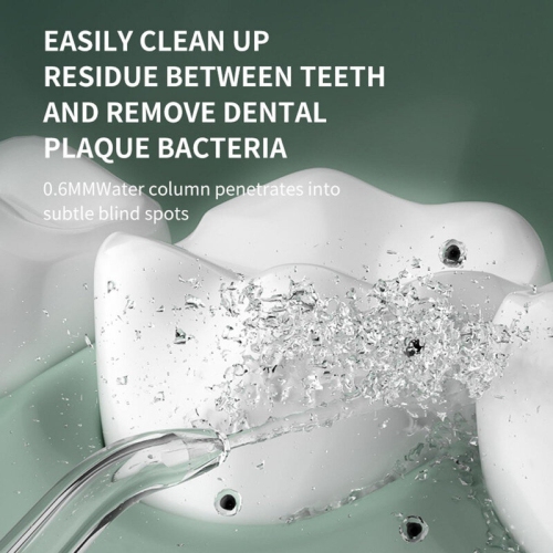 Cordless Teeth Water Flosser, Adult Portable Rechargeable Electric Water Flosser for Home or Travel Use, 3 Modes, Dual Nozzles, IPX7 Waterproof,