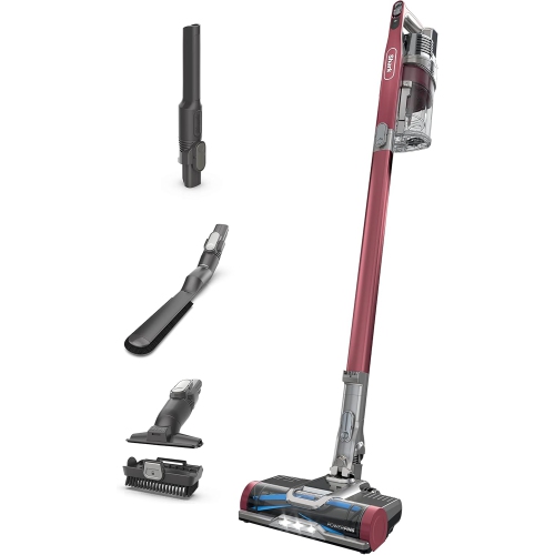 SHARK  Iz362H Cordless Stick Vacuum - | Self-Cleaning Brushroll, Hepa Filter, Lightweight Design, Converts to Handheld In Red