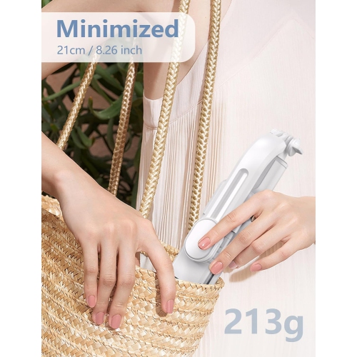 45" Selfie Stick with Light, Travel Tripod Essentials with Wireless Remote, Portable Cell Phone Tripod Stand, Beach Cruise Ship Essentials for Family