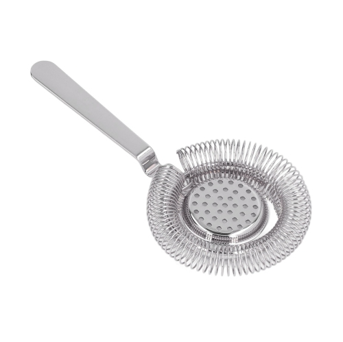 Image 1 de 6.. Passoire à cocktail professionnelle en acier inoxydable à filtre fin Bar Strainer pour le restaurant de Bartending Party Silver