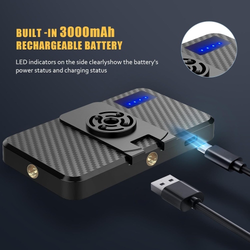 168 LED Selfie Light for iPhone, iPhone Light,Portable Phone Light, 3000Mah Rechargeable Video Light, Adjusted 3 Light Modes, for iPhone, Camera,