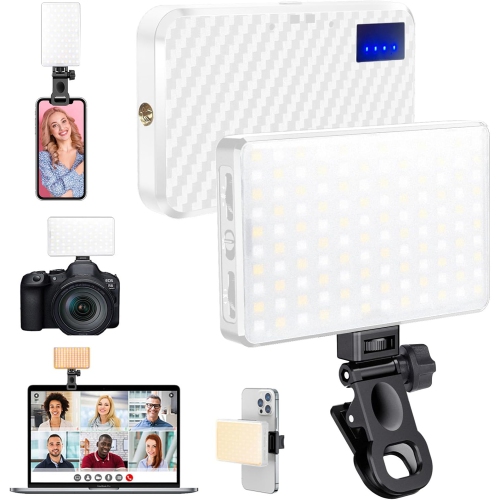 YOULIGHTS  168 Led Selfie Light for Iphone, Iphone Light, Portable Phone Light, 3000Mah Rechargeable Video Light, Adjusted 3 Light Modes, for Iphone