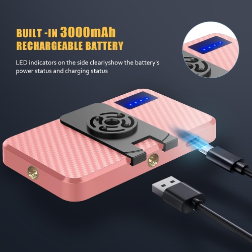 168 LED Selfie Light for iPhone, iPhone Light,Portable Phone Light, 3000Mah Rechargeable Video Light, Adjusted 3 Light Modes, for iPhone, Camera,