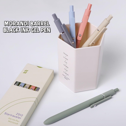 10Pcs 0.5mm Gel Pens Black Ink Pens Fine Point Smooth Writing Pens, High-End Series Retractable Pens