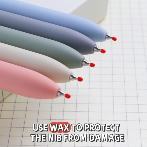 10Pcs 0.5mm Gel Pens Black Ink Pens Fine Point Smooth Writing Pens, High-End Series Retractable Pens