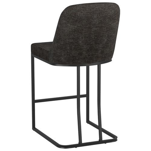 !NSpire Dario Contemporary Counter Height Barstool - Set of 2 - Charcoal