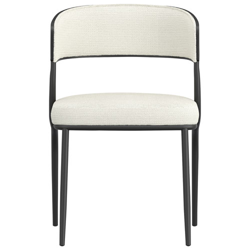 !Nspire Kazan Contemporary Fabric Dining Chair - Set of 2 - Ivory