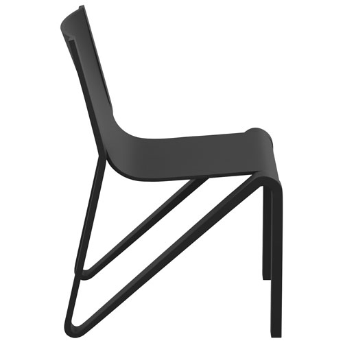 !Nspire Soren Contract Grade Contemporary Dining Chair - Set of 2 - Black