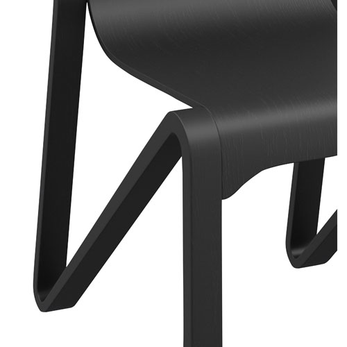 !Nspire Soren Contract Grade Contemporary Dining Chair - Set of 2 - Black