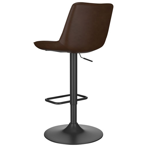 !NSpire Kosi Contemporary Adjustable Height Air-Lift Barstool - Set of 2 - Brown