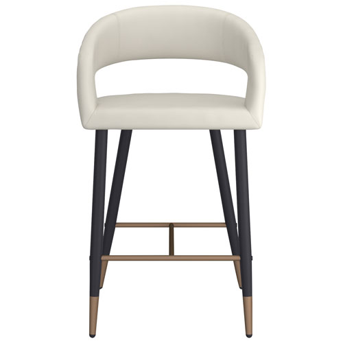 !NSpire Crimson Contemporary Counter Height Barstool - Set of 2 - Beige