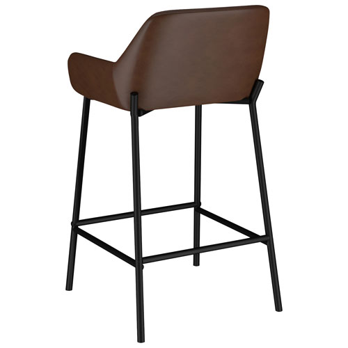 !NSpire Baily Contemporary Counter Height Barstool - Set of 2 - Brown