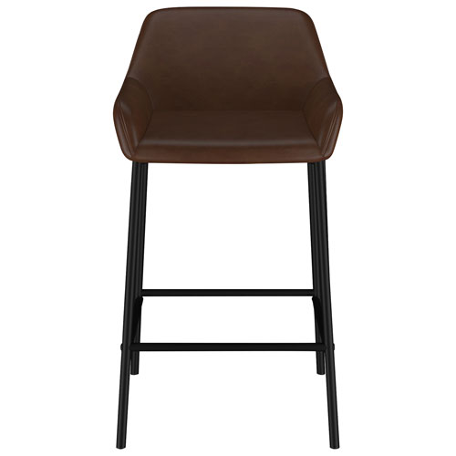 !NSpire Baily Contemporary Counter Height Barstool - Set of 2 - Brown
