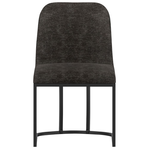 !Nspire Dario Contemporary Fabric Dining Chair - Set of 2 - Charcoal