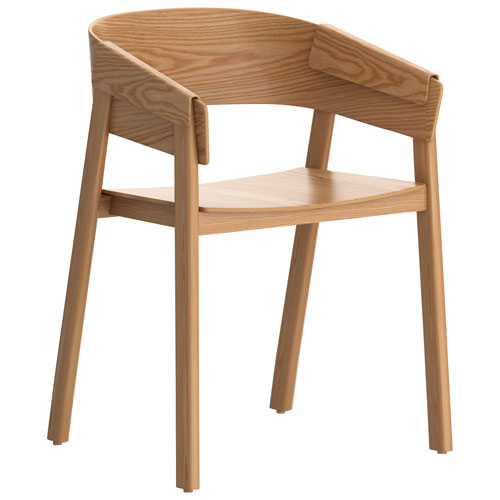 !Nspire Mateo Contract Grade Contemporary Dining Chair - Set of 2 - Natural