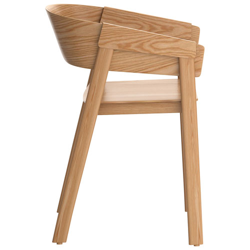 !Nspire Mateo Contract Grade Contemporary Dining Chair - Set of 2 - Natural