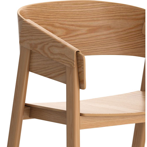 !Nspire Mateo Contract Grade Contemporary Dining Chair - Set of 2 - Natural