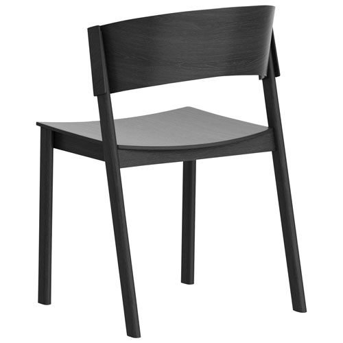 !Nspire Elias Contract Grade Contemporary Dining Chair - Set of 2 - Black
