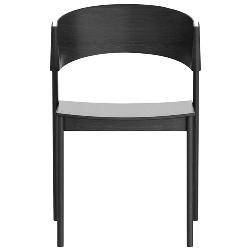 !Nspire Elias Contract Grade Contemporary Dining Chair - Set of 2 - Black
