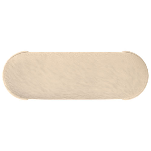Inspire Fabric Bench Ottoman - Dark Beige
