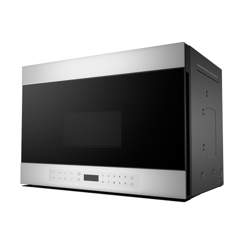SHARP SMO1461GS 24” Over the Range Microwave Oven, Stainless Steel, Black Glass Finish