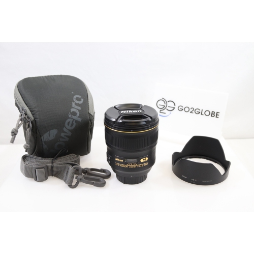 Remis à neuf - Objectif AF-S NIKKOR 24&nbsp;mm f/1.4G ED de Nikon – Prime grand-angle ultrarapide avec étui souple et parasoleil HB-51