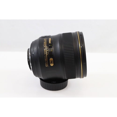 Remis à neuf - Objectif AF-S NIKKOR 24&nbsp;mm f/1.4G ED de Nikon – Prime grand-angle ultrarapide avec étui souple et parasoleil HB-51