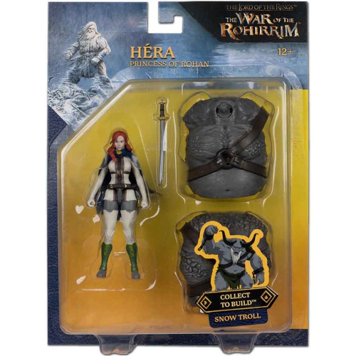 The Lord Of The Rings The War of the Rohirrim 4 Inch Action Figure BAF Snow Troll - Hera Princess of Rohan