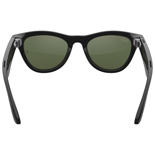 Lunettes Skyler de Ray-Ban | Meta avec IA, photo, vidéo, audio et messagerie - Noir brillant/Vert G15